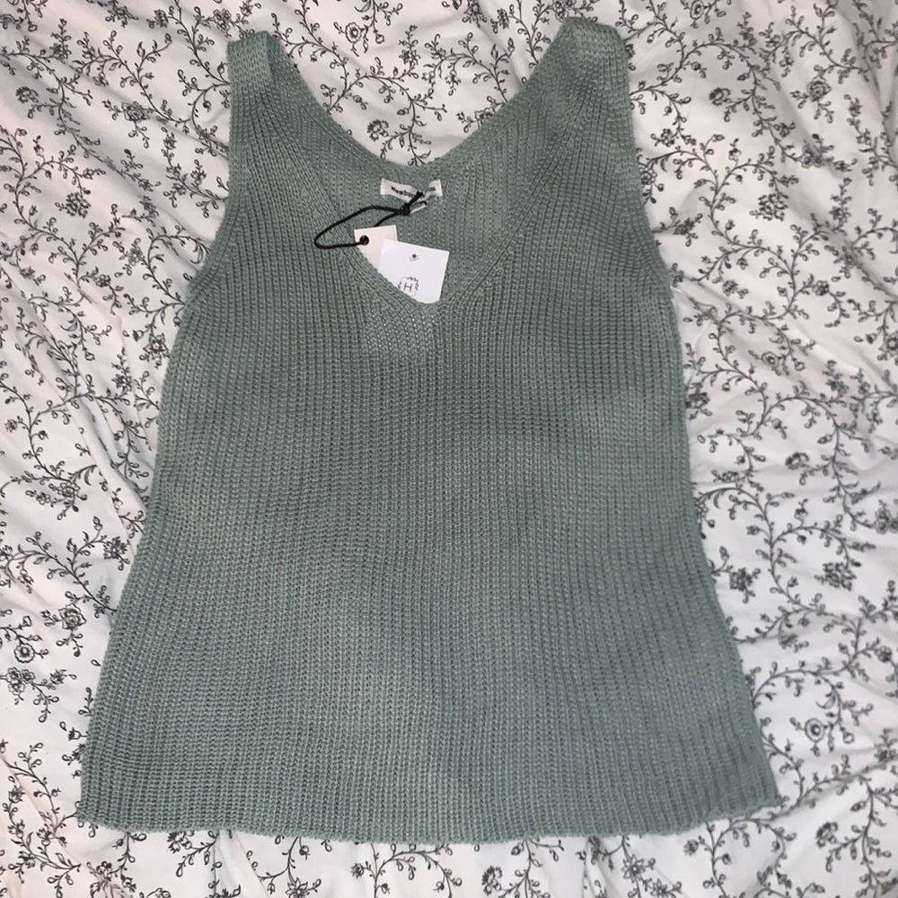 NWT Newbury Kustom mint knitted tank